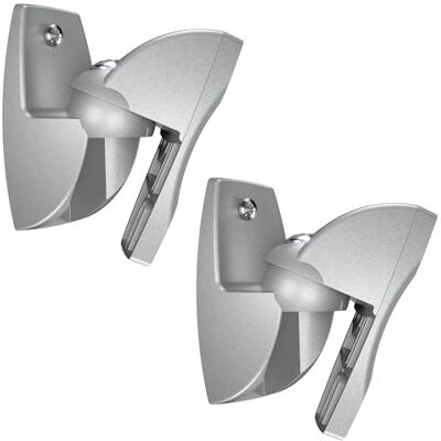 Vogel's VLB 500 Muurbeugel voor HiFi/Surround-Speakers, Zilver, 2x Universele speakersteun tot 5 kg, 180° Draaibaar & 20° kantelbaar, Voor surround & HiFi speakers van Bose, Sony, Teufel e.a. Vogel's VLB 500 Muurbeugel voor HiFi/Surround-Speakers, Zilver, 2x Universele speakersteun tot 5 kg, 180° Draaibaar & 20° kantelbaar, Voor surround & HiFi speakers van Bose, Sony, Teufel e.a.