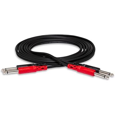 Hosa CPP-204, Stereo Interconnect, Dual 1/4 in TS to Same, 4 m Hosa CPP-204, Stereo Interconnect, Dual 1/4 in TS to Same, 4 m