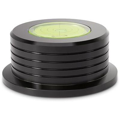 Dynavox PST260 Aluminium plaatgewicht met libel, 260 g record stabilisator voor platenspelers, vinyl steungewicht voor resonantiedemping en betere scaning, zwart Dynavox PST260 Aluminium plaatgewicht met libel, 260 g record stabilisator voor platenspelers, vinyl steungewicht voor resonantiedemping en betere scaning, zwart