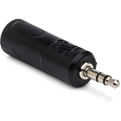 Hosa Tech GMP-386 1/4" TS naar 3,5 mm TRS-adapter Hosa Tech GMP-386 1/4" TS naar 3,5 mm TRS-adapter