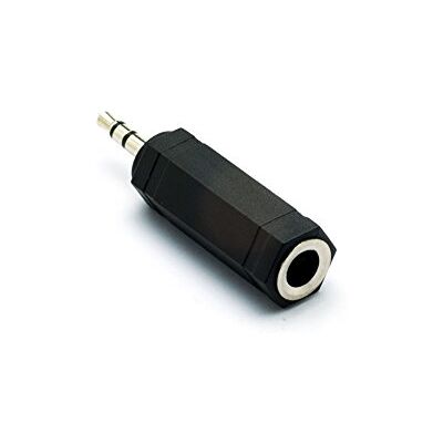 GBL G & BL 231B#GN Jack-stereo audio-aansluiting 3,5 mm op jack 6,3 mm stereo zwart GBL G & BL 231B#GN Jack-stereo audio-aansluiting 3,5 mm op jack 6,3 mm stereo zwart