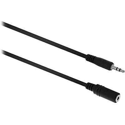 T'nB JACKMF5 verlengkabel stereo stekker/bus, 5 m, zwart T'nB JACKMF5 verlengkabel stereo stekker/bus, 5 m, zwart