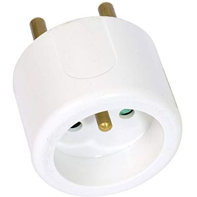 Gefom Adapter mannelijk, 20 A, vrouwelijk, 16 A, wit Gefom Adapter mannelijk, 20 A, vrouwelijk, 16 A, wit