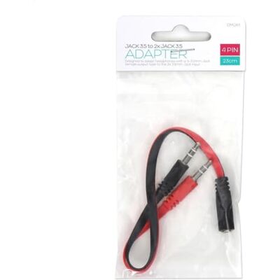 Zarivy Adapter 3,5 mm jack naar 2 x 3,5 mm jack ideaal voor het aansluiten van audio-apparaten en voor uitbreiding van aansluitingen. Zarivy Adapter 3,5 mm jack naar 2 x 3,5 mm jack ideaal voor het aansluiten van audio-apparaten en voor uitbreiding van aansluitingen.