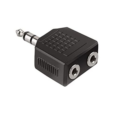 ekon 2 x 3,5 mm jack splitter voor hoofdtelefoon, microfoon, pc, laptop, luidspreker, autoradio ekon 2 x 3,5 mm jack splitter voor hoofdtelefoon, microfoon, pc, laptop, luidspreker, autoradio