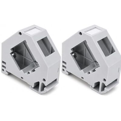 1aTTack.de DIN-railadapter voor Keystone-module Keystone RJ45-netwerk Cat6 Cat7 Cat8 RCA-audioantenne 35 mm DIN-rail met aardingsveer wit 2 stuks 1aTTack.de DIN-railadapter voor Keystone-module Keystone RJ45-netwerk Cat6 Cat7 Cat8 RCA-audioantenne 35 mm DIN-rail met aardingsveer wit 2 stuks
