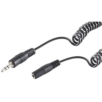 1aTTack.de 5x 3,0m Zwarte 3,5mm jackkabel stereo spiraalkabel verlengkabel gegoten stekkers vernikkelde contacten perfect voor hoofdtelefoons, luidsprekers en hifi 1aTTack.de 5x 3,0m Zwarte 3,5mm jackkabel stereo spiraalkabel verlengkabel gegoten stekkers vernikkelde contacten perfect voor hoofdtelefoons, luidsprekers en hifi