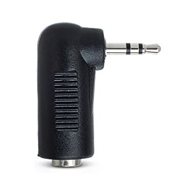 Hosa Tech GMP-467 Rechte hoek 3,5 mm TRS naar 2,5 mm TRS-adapter Hosa Tech GMP-467 Rechte hoek 3,5 mm TRS naar 2,5 mm TRS-adapter