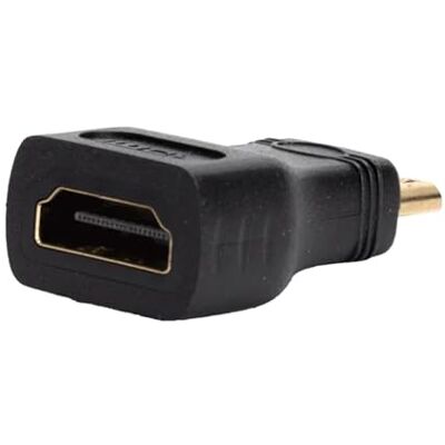 Glowster Adapter HDMI-bus naar HDMI-stekker, 90°, zwart Glowster Adapter HDMI-bus naar HDMI-stekker, 90°, zwart