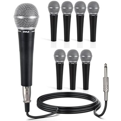 Pyle Microfoon- Karaokemicrofoon- Handmicrofoon- Bewegingspoel Unidirectioneel Inclusief 4,5 meter XLR naar 6,35mm audiokabel Pyle Microfoon- Karaokemicrofoon- Handmicrofoon- Bewegingspoel Unidirectioneel Inclusief 4,5 meter XLR naar 6,35mm audiokabel