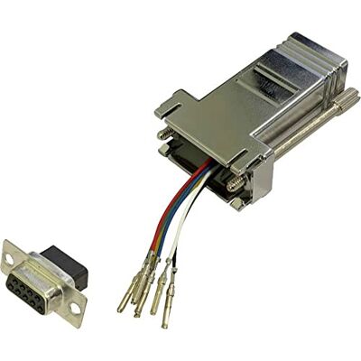 BKL Electronic 10121102 Adapter D-SUB-bus 9pol. RJ12-bus 1 st. Single BKL Electronic 10121102 Adapter D-SUB-bus 9pol. RJ12-bus 1 st. Single
