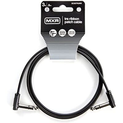 MXR JIM DUNLOP TRS-band patchkabel 3 voet 0,9 m, 1/4 inch haakse connector, 90 cm (DCISTR3RR) MXR JIM DUNLOP TRS-band patchkabel 3 voet 0,9 m, 1/4 inch haakse connector, 90 cm (DCISTR3RR)