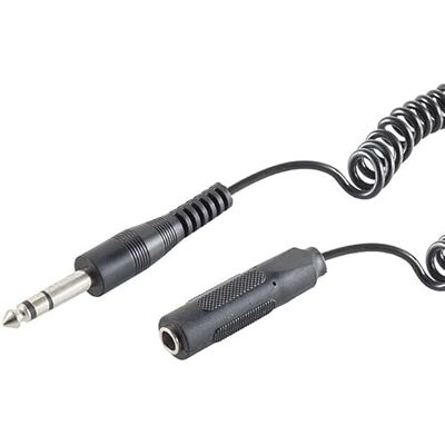 1aTTack.de 5x Zwarte spiraalvormige jackplug naar jack-aansluiting 6,3 mm audio-verlengkabel Robuust ontwerp Gegoten connectoren Perfect voor studio-, muziekinstrumenten en hifi-apparatuur 1aTTack.de 5x Zwarte spiraalvormige jackplug naar jack-aansluiting 6,3 mm audio-verlengkabel Robuust ontwerp Gegoten connectoren Perfect voor studio-, muziekinstrumenten en hifi-apparatuur