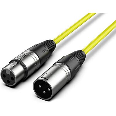 Audibax Zilveren XLR Kabel 6m - XLR Kabel Audibax Zilveren XLR Kabel 6m - XLR Kabel