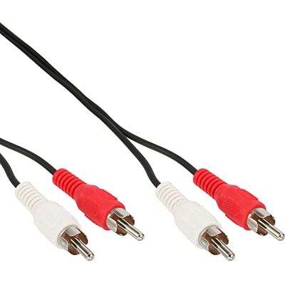 InLine 89933C RCA-kabel, 2x cinch, stekker/stekker, 1m InLine 89933C RCA-kabel, 2x cinch, stekker/stekker, 1m