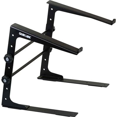 QUIK LOK LPH/009 multifunctionele en modulaire tafelstandaard, basis met platen 30,5 cm x 3 cm, met rubberen strips, twee klemmen inbegrepen, in hoogte verstelbaar, van staal, kleur: zwart QUIK LOK LPH/009 multifunctionele en modulaire tafelstandaard, basis met platen 30,5 cm x 3 cm, met rubberen strips, twee klemmen inbegrepen, in hoogte verstelbaar, van staal, kleur: zwart