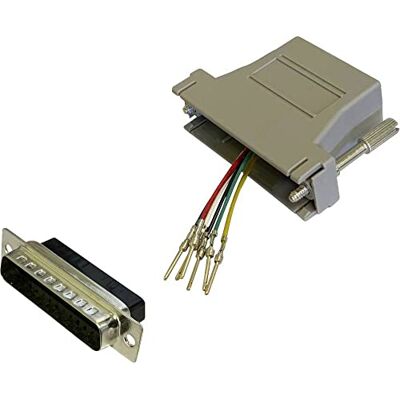 BKL Electronic 10121127 Adapter D-SUB-stekker 25 pol. RJ12-bus 1 st. Single BKL Electronic 10121127 Adapter D-SUB-stekker 25 pol. RJ12-bus 1 st. Single