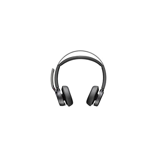 POLY Voyager Focus 2 UC Headset Bedraad en draadloos Hoofdband Kantoor/callcenter USB Type-C Bluetooth Zwart