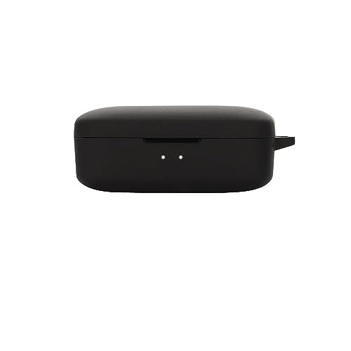 FTRONGRT Bluetooth oortelefoon hoesje voor QCY T5, schokbestendige siliconen bluetooth oortelefoon hoesje compatibel QCY T5 Bluetooth oortelefoon.zwart