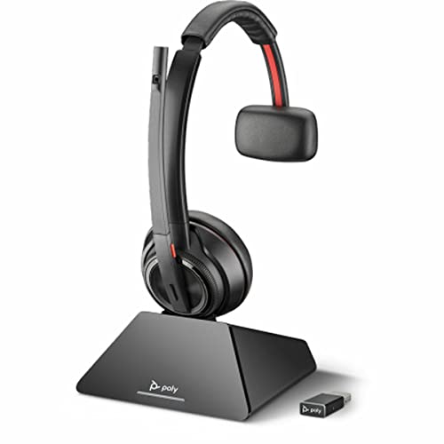 POLY Savi 8210 UC Headset Draadloos Hoofdband Kantoor/callcenter USB Type-C Oplaadhouder Zwart