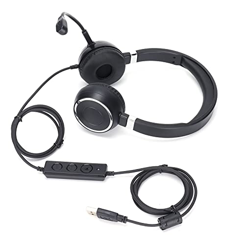 Aeun Bedrade Headset, Headsets voor Kantoortelefoons Callcenter Oortelefoons voor Zakelijk Callcenter, Conferentiegesprekken