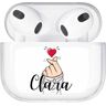 1 INSTAPHONE Airpods 3-hoes, gepersonaliseerd, stijlvolle personalisatie, Airpods 3e generatie, AirPod-hoes met je naam, Airpods case