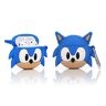 YIGEYI Siliconen Case Compatibel met Airpods 1 & 2 Grappige Leuke 3D Cartoon Cover [Game Animatieserie] (Sonic)