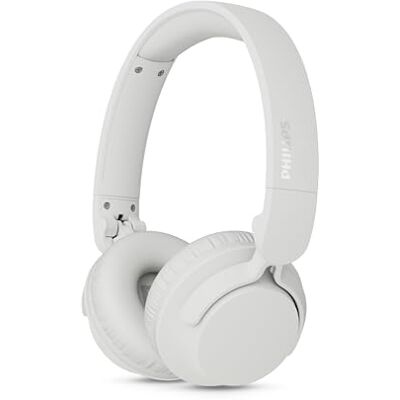 Philips TAH4500WT draadloze on-ear hoofdtelefoon & ruisonderdrukking, 70 uur afspeeltijd, Dynamic Bass, 32 mm drivers, Bluetooth 6.0 Multipoint, vervangbare kussentjes & batterij – zwart Philips TAH4500WT draadloze on-ear hoofdtelefoon & ruisonderdrukking, 70 uur afspeeltijd, Dynamic Bass, 32 mm drivers, Bluetooth 6.0 Multipoint, vervangbare kussentjes & batterij – zwart