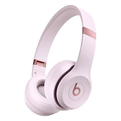 Beats Solo 4 Bluetooth draadloze hoofdtelefoon op het ear compatibel met Apple en Android, 50 uur luistertijd wolk roze Beats Solo 4 Bluetooth draadloze hoofdtelefoon op het ear compatibel met Apple en Android, 50 uur luistertijd wolk roze