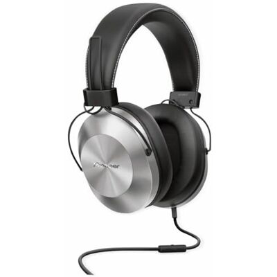 Pioneer SE-MS5T(S) Over-Ear Koptelefoon, High-Res Audioweergave, Handsfree Functie, Hoog Draagcomfort, Zwart/Zilver Pioneer SE-MS5T(S) Over-Ear Koptelefoon, High-Res Audioweergave, Handsfree Functie, Hoog Draagcomfort, Zwart/Zilver