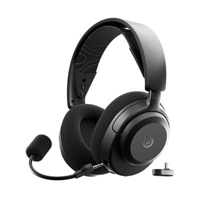 SteelSeries Arctis Nova 3X Wireless multiplatform gamingheadset Mobile App Control 40 uur accuduur Neodymiummagneetdrivers 2,4-GHz/Bluetooth Afneembare mic. Xbox, PS5, pc, Switch -Zwart SteelSeries Arctis Nova 3X Wireless multiplatform gamingheadset Mobile App Control 40 uur accuduur Neodymiummagneetdrivers 2,4-GHz/Bluetooth Afneembare mic. Xbox, PS5, pc, Switch -Zwart