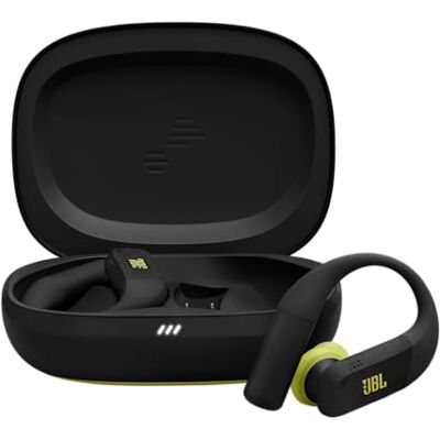 JBL Endurance Peak 4, Open-Ear Bluetooth Sportoordopjes, Zwart/Groen Noise-Cancelling, True Wireless, 48 uur Batterijduur, TwistLock Secure Fit, IP68 Water- en Stofdicht, Pure Bass Sound JBL Endurance Peak 4, Open-Ear Bluetooth Sportoordopjes, Zwart/Groen Noise-Cancelling, True Wireless, 48 uur Batterijduur, TwistLock Secure Fit, IP68 Water- en Stofdicht, Pure Bass Sound
