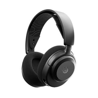 SteelSeries Arctis Nova 3P Wireless multiplatform gamingheadset Mobile App Control 40uur accuduur Neodymiummagneetdrivers 2,4-GHz/Bluetooth Afneembare microfoon PS5, PS4, PC, Switch -Zwart SteelSeries Arctis Nova 3P Wireless multiplatform gamingheadset Mobile App Control 40uur accuduur Neodymiummagneetdrivers 2,4-GHz/Bluetooth Afneembare microfoon PS5, PS4, PC, Switch -Zwart
