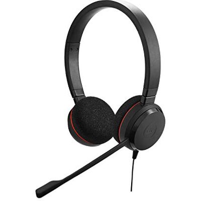 Jabra - Evolve 20 UC Stereo - UC-gecertificeerd - USB-C Hoofdtelefoon Jabra - Evolve 20 UC Stereo - UC-gecertificeerd - USB-C Hoofdtelefoon