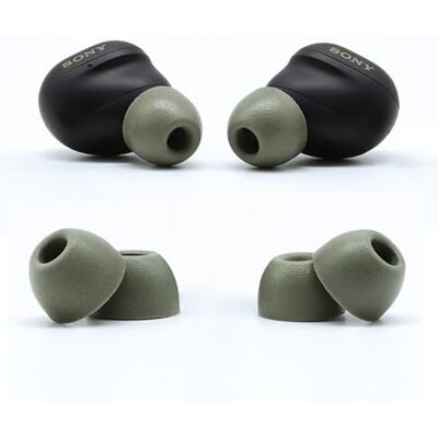 COMPLY Vervangende opzetstukken van traagschuim voor Sony True draadloze oortjes, ultiem comfort, goede pasvorm, superieure geluidsisolatie, antislip zodat ze niet uitvallen, groen, Medium (3 paar) COMPLY Vervangende opzetstukken van traagschuim voor Sony True draadloze oortjes, ultiem comfort, goede pasvorm, superieure geluidsisolatie, antislip zodat ze niet uitvallen, groen, Medium (3 paar)