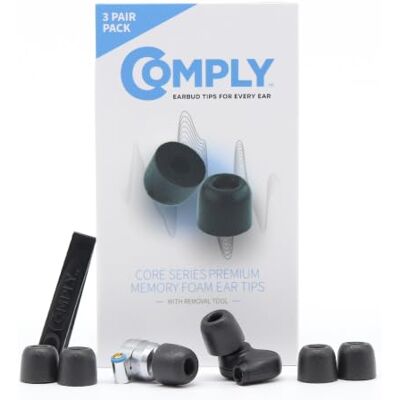 COMPLY T-400 Isolation 3 oordopjes Maat L (groot) Zwart COMPLY T-400 Isolation 3 oordopjes Maat L (groot) Zwart