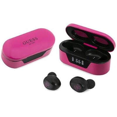 Guess Draadloze Oordopjes - Magenta, 5H Luistertijd, Bluetooth 5.0 Guess Draadloze Oordopjes - Magenta, 5H Luistertijd, Bluetooth 5.0