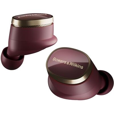 Bowers & Wilkins Pi8 True Wireless Oordopjes met Bluetooth aptX™, Actieve Noise Cancelling (ANC), Geïntegreerde Microfoons Dark Burgundy Bowers & Wilkins Pi8 True Wireless Oordopjes met Bluetooth aptX™, Actieve Noise Cancelling (ANC), Geïntegreerde Microfoons Dark Burgundy
