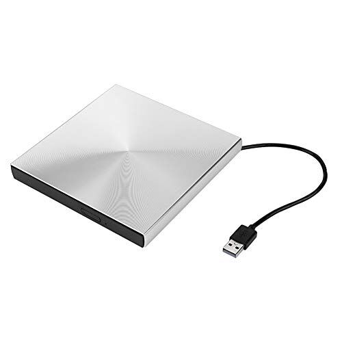 Annadue USB 3.0 Externe Cd Dvd-driver voor Laptop, Draagbare Slanke Cd/dvd-lezer Externe Speler, 5 Gbps, voor XP/2003/8/Vista/7, voor, voor Mac 10 OS