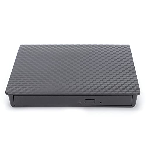 Bewinner Externe Dvd-cd-drive, Draagbare USB3.0/USB C Cd/dvd +/-rw-drive voor Laptop Desktop-pc, Dvd/cd-rom-brander-schrijver-speler Compatibel met Win/OS 10X/