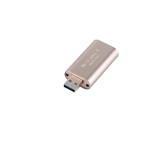 Sxhlseller Capture Card, Gaming HDMI Video Capture Card 4K 60Hz HDMI Naar USB3.0 Video-opnameapparaat voor Dvd/camera-opname Ondersteuning voor Windows/Android/OS X-systeem