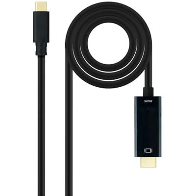 Brightium USB-C-stekker naar HDMI-stekker converterkabel, ondersteunt 4K-resolutie bij 30 Hz, lengte van 3 meter, ideaal voor het aansluiten van apparaten met USB-C-uitgang op beeldschermen met HDMI-ingang. Brightium USB-C-stekker naar HDMI-stekker converterkabel, ondersteunt 4K-resolutie bij 30 Hz, lengte van 3 meter, ideaal voor het aansluiten van apparaten met USB-C-uitgang op beeldschermen met HDMI-ingang.