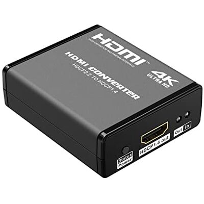 PremiumCord HDMI HDCP 2.2 naar HDCP 1.4 converter, resolutie 4K 2160p 60Hz, Full HD 1080p, ondersteunt 3D, Dolby True HD, plug & play, zwart, khcon-44 PremiumCord HDMI HDCP 2.2 naar HDCP 1.4 converter, resolutie 4K 2160p 60Hz, Full HD 1080p, ondersteunt 3D, Dolby True HD, plug & play, zwart, khcon-44
