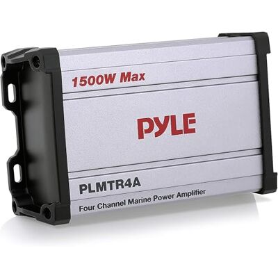 Pyle 4-Kanaals Marine Versterker Ontvanger Waterdichte en Weerbestendige Buitenluidsprekers voor Boot & Andere Vaartuigen 1500 Watt Vermogen- Bedrade RCA, AUX en MP3 Audio Ingangskabel Pyle 4-Kanaals Marine Versterker Ontvanger Waterdichte en Weerbestendige Buitenluidsprekers voor Boot & Andere Vaartuigen 1500 Watt Vermogen- Bedrade RCA, AUX en MP3 Audio Ingangskabel