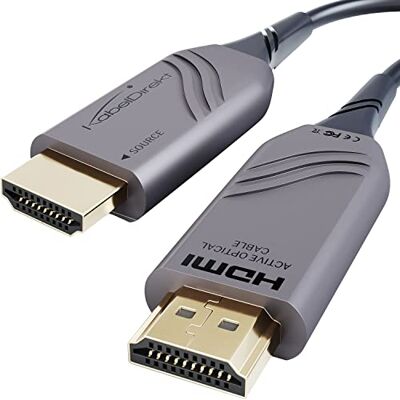 KabelDirekt – optische 8K HDMI 2.1b kabel – 15m – gecertificeerd 8K@60Hz, flexibele glasvezel HDMI kabel officieel gelicenseerd, lossless transmissie KabelDirekt – optische 8K HDMI 2.1b kabel – 15m – gecertificeerd 8K@60Hz, flexibele glasvezel HDMI kabel officieel gelicenseerd, lossless transmissie