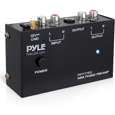 Pyle Home Audio Versterker Voorversterker Platenspeler Home Theater Stereo Receiver met Surroundgeluid Pyle Home Audio Versterker Voorversterker Platenspeler Home Theater Stereo Receiver met Surroundgeluid