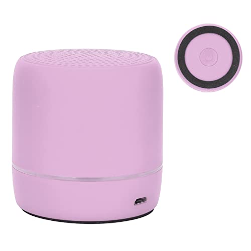 Dpofirs Luidspreker Draadloze Draagbare Luidspreker, Ingebouwde 500 MAh-batterij, Oplaadbare Luidspreker met Basgeluid (Roze)