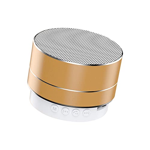 N98KN Draagbare bluetooth-luidspreker, draadloze mini-bluetooth-luidspreker voor buiten, draadloze bluetooth-luidspreker met TWS, rijk bas-HD-stereogeluid voor thuis, strand, douche, goud