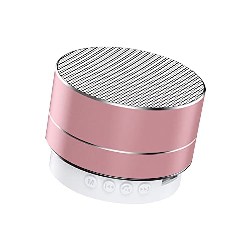 N98KN Draagbare bluetooth-luidspreker, mini-bluetooth-luidspreker voor buiten, draadloze bluetooth-luidspreker met TWS, Bass-HD-stereogeluid voor thuis, strand, outdoor-reizen, roze