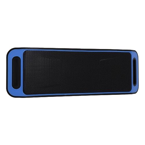 Tbest Multifunctionele Bluetooth-Luidspreker, Bluetooth Dual-luidsprekers Draadloze Draagbare Luidspreker Multifunctionele Mini-Bluetooth-luidspreker voor Thuis Buiten in de Auto (Blauw)